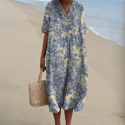 Nathalie | Abito elegante a fiori