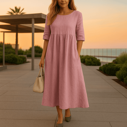 Manon | Abito in cotone traspirante