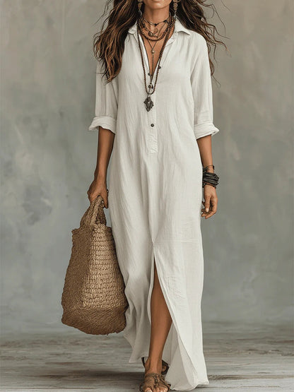 Alessia | Elegante abito a camicia