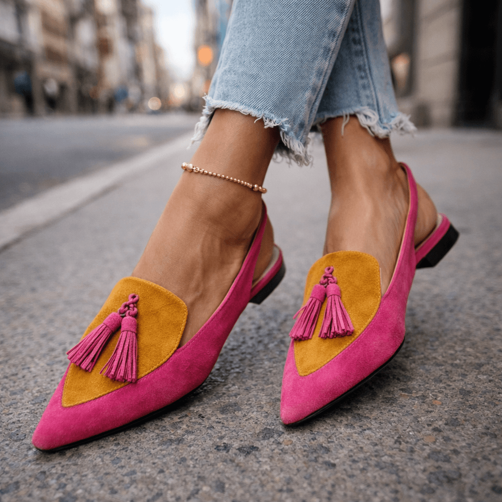 Elena | Sandali con cinturini e frange