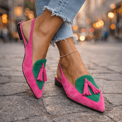 Elena | Sandali con cinturini e frange